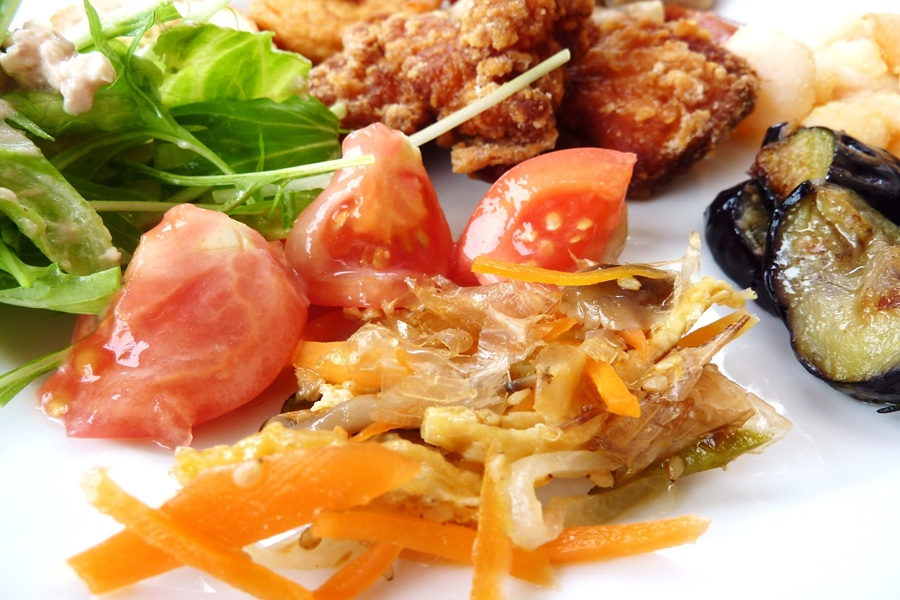 食事の量の調整対応